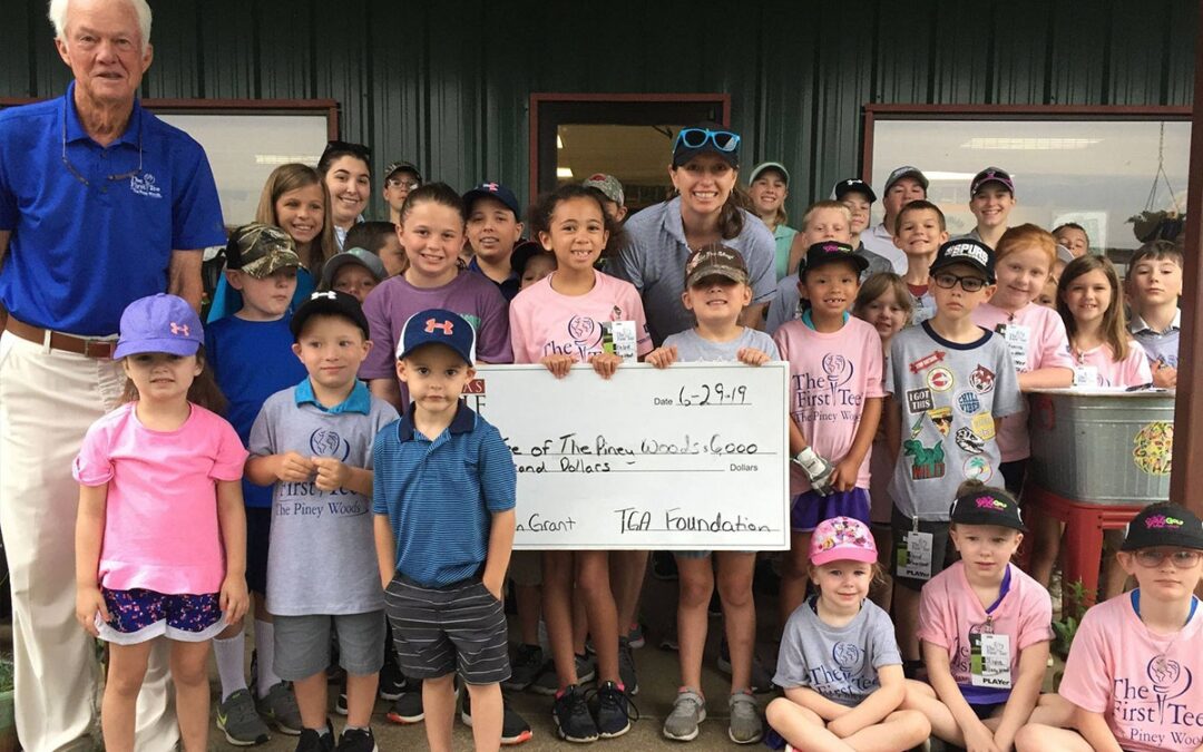 First Tee of The Piney Woods Scroes Two TGA Grants