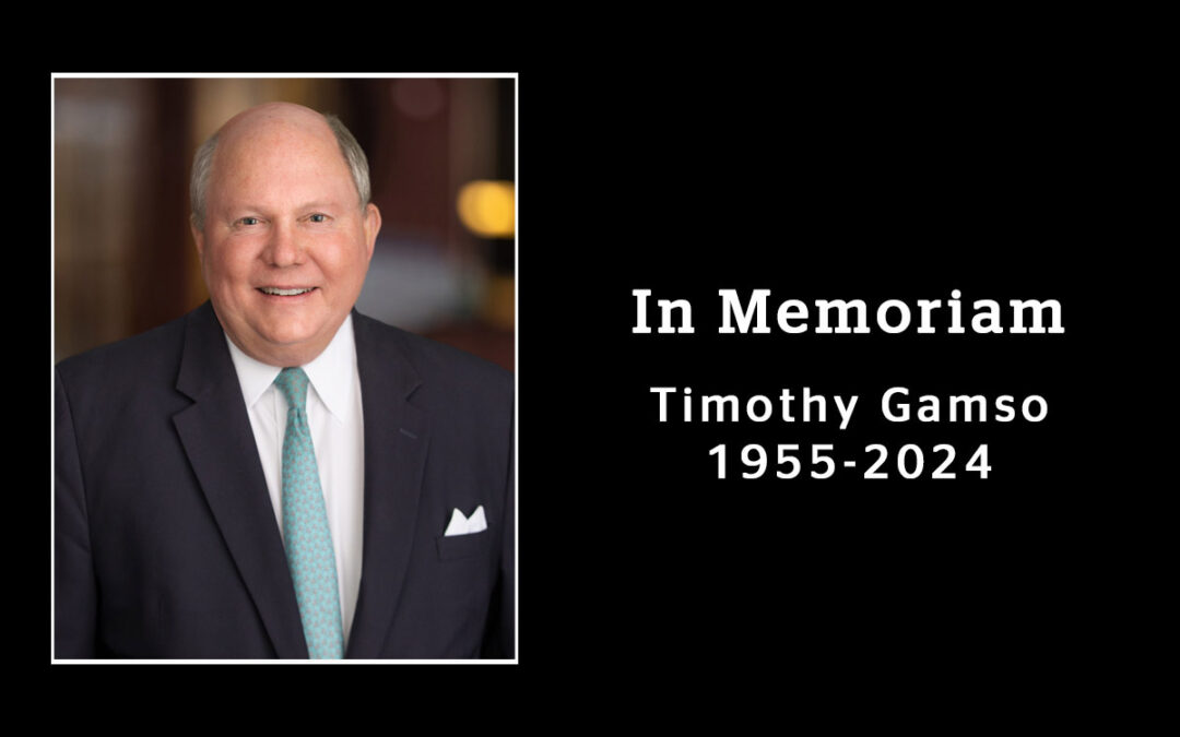 In Memoriam: Timothy Gamso (1955-2024)