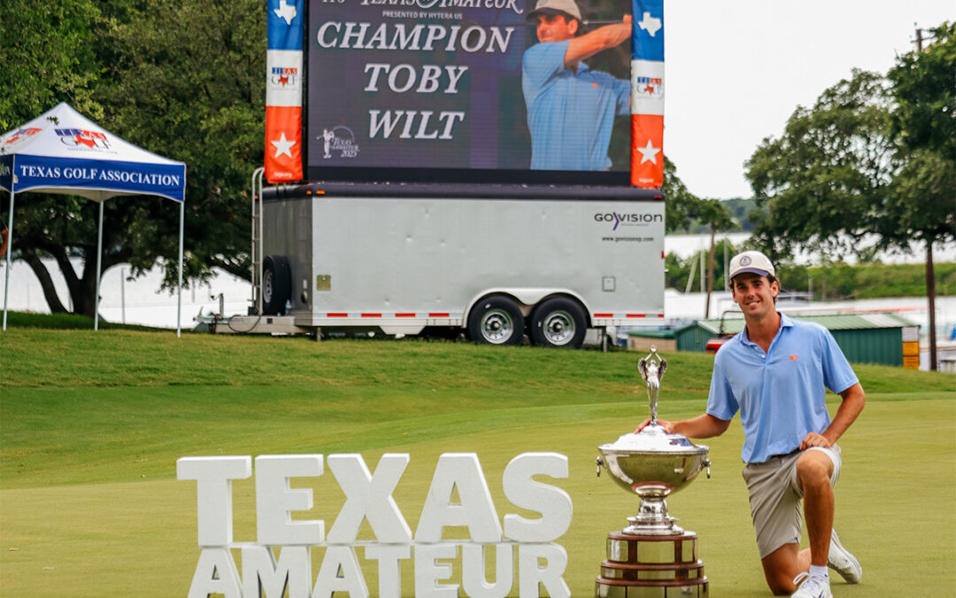 Toby Wilt wins the 116th Texas Amateur presented by Hytera US