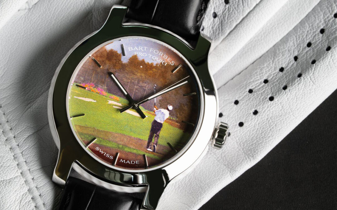 The Watchface of Texas Golf Illustration