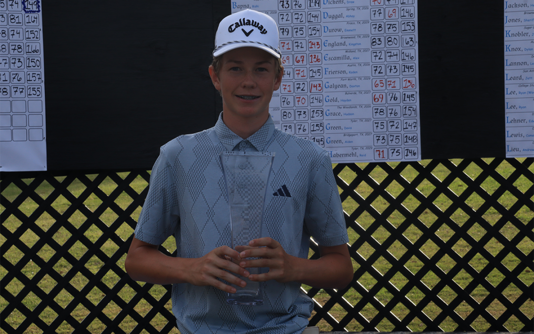 Anderson, Bellendir, and McLaughlin Take Bluebonnet Championship Trophies