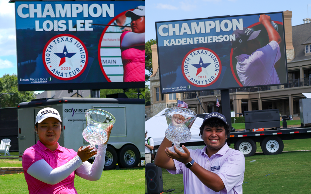             Frierson, Lee Crowned Champions at 100th Texas Junior Amateur presented by Edwin Watts Golf Shops